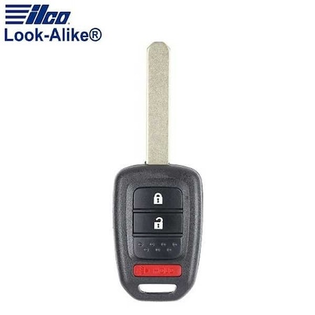 Ilco LAL RHK-HON-3B8 Honda 3 Button Remote Head Key (MLBHLIK6-1T) ILCO-AX00012270